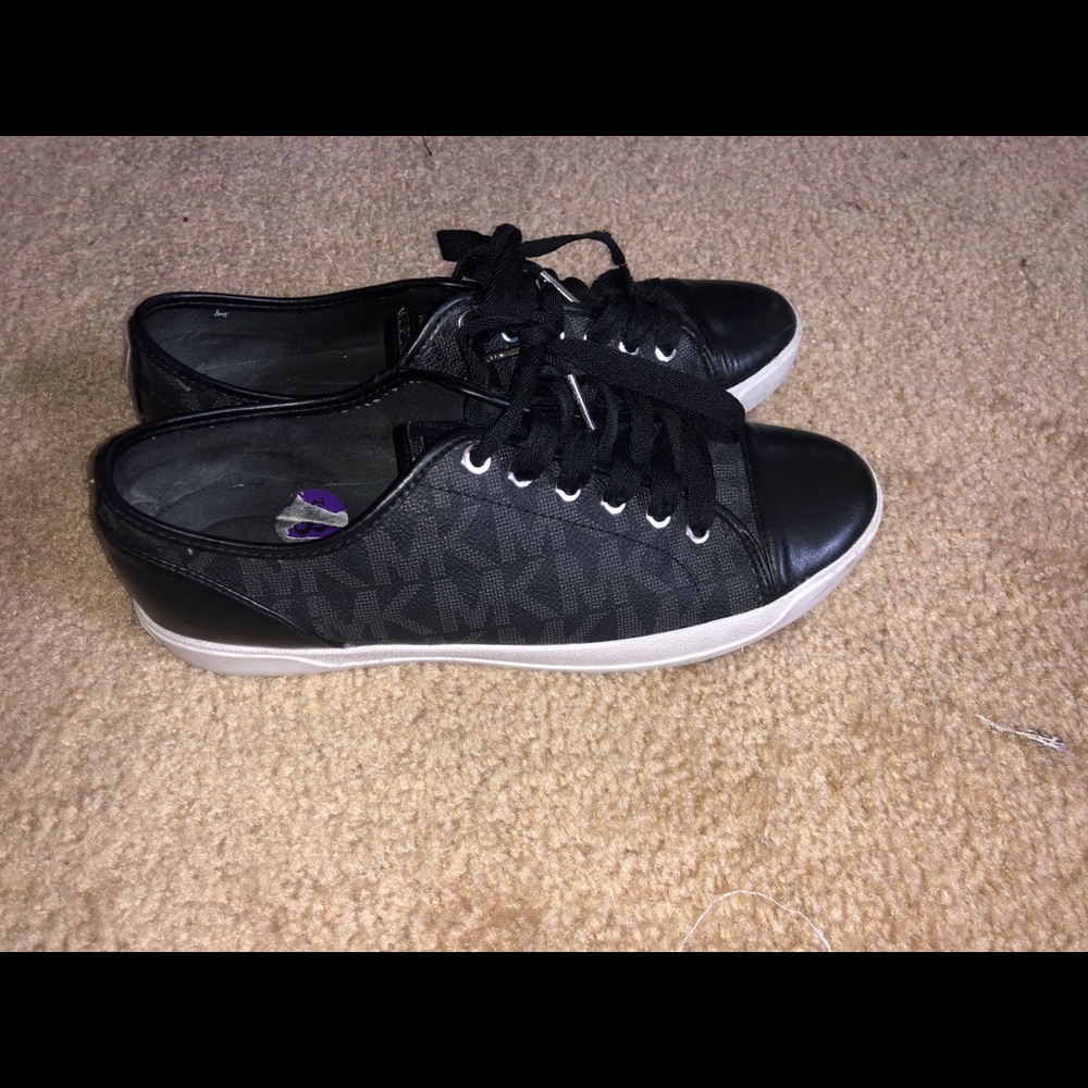 Michael Kors Black Tennis Shoes